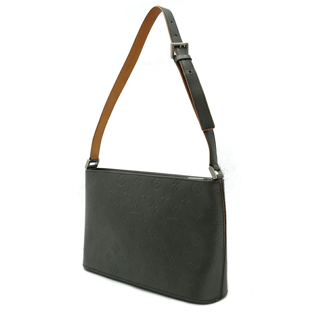 LOUIS VUITTON Monogram Matte Alston Shoulder Bag Hobo Noir Black - Picture 2 of 9
